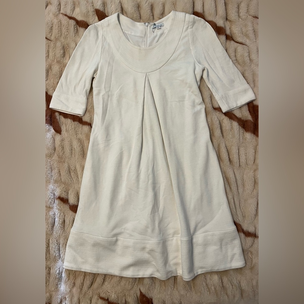 Shoshanna Designer White Mod Shift Dress 2